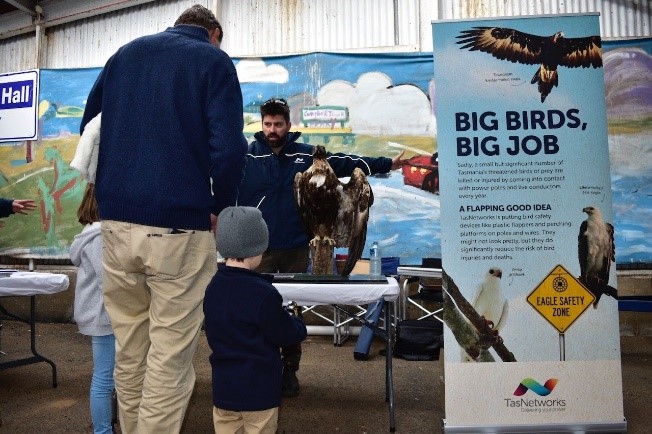 Protecting birdlife stall